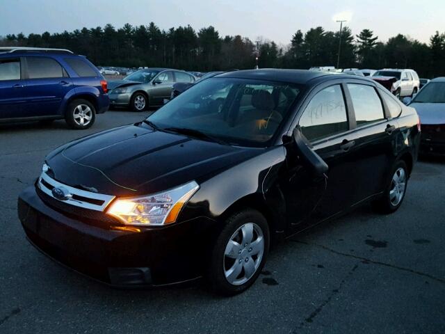 1FAHP34N28W233317 - 2008 FORD FOCUS S/SE BLACK photo 2