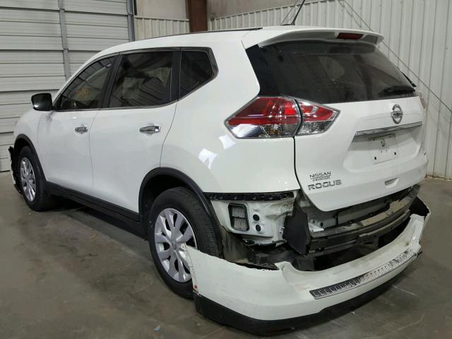 5N1AT2MT7FC855146 - 2015 NISSAN ROGUE S WHITE photo 3