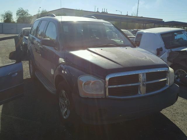 1D4HD38N26F108086 - 2006 DODGE DURANGO SX BLUE photo 1