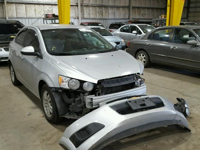 1G1JC5SH6D4167000 - 2013 CHEVROLET SONIC LT SILVER photo 1