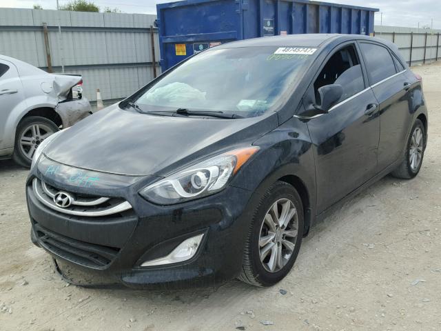 KMHD35LE7DU085040 - 2013 HYUNDAI ELANTRA GT BLACK photo 2