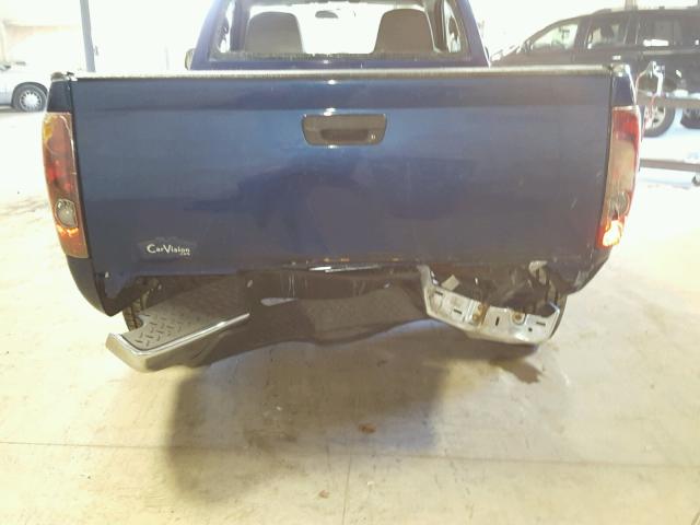 1GCCS148668289926 - 2006 CHEVROLET COLORADO BLUE photo 9