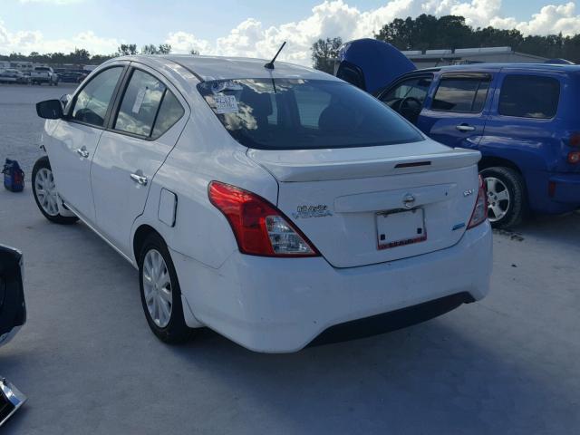 3N1CN7AP3GL894143 - 2016 NISSAN VERSA S WHITE photo 3