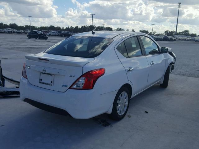 3N1CN7AP3GL894143 - 2016 NISSAN VERSA S WHITE photo 4