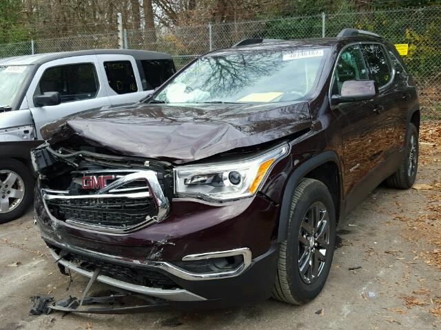 1GKKNMLA2HZ163976 - 2017 GMC ACADIA SLT მუქწითელი ფოტო 2