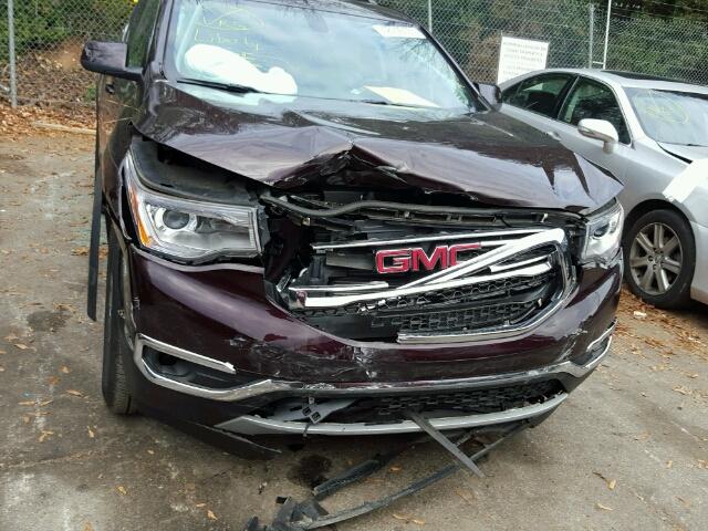 1GKKNMLA2HZ163976 - 2017 GMC ACADIA SLT მუქწითელი ფოტო 9