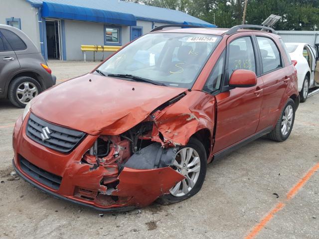 JS2YB5A45D6100454 - 2013 SUZUKI SX4 TECHNO ORANGE photo 2