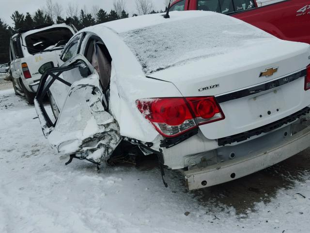 1G1PC5SB0D7313525 - 2013 CHEVROLET CRUZE LT WHITE photo 9