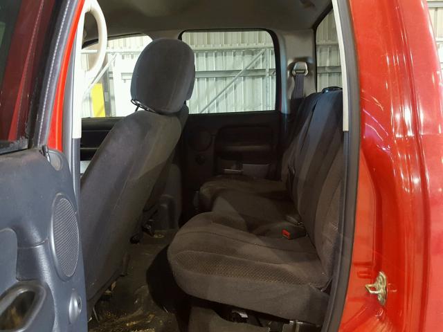 3D7KU28C93G775734 - 2003 DODGE RAM 2500 S წითელი ფოტო 6