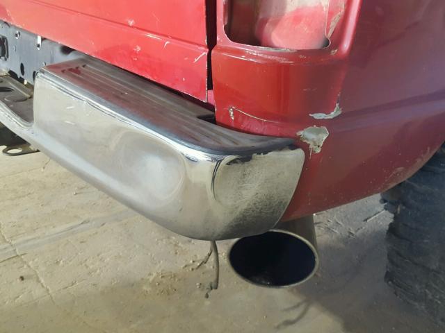 3D7KU28C93G775734 - 2003 DODGE RAM 2500 S წითელი ფოტო 9