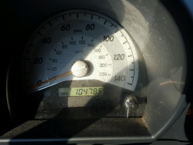 JTKDE3B77A0303026 - 2010 TOYOTA SCION TC BLACK photo 8