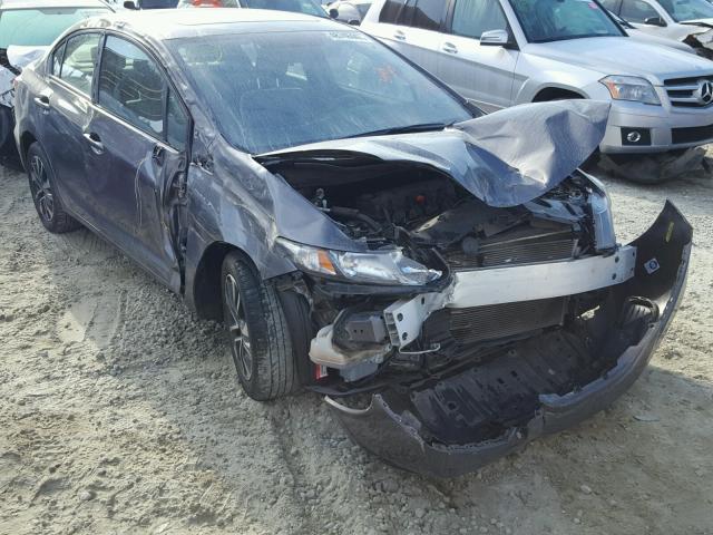 19XFB2F81EE073292 - 2014 HONDA CIVIC EX ნაცრისფერი ფოტო 1