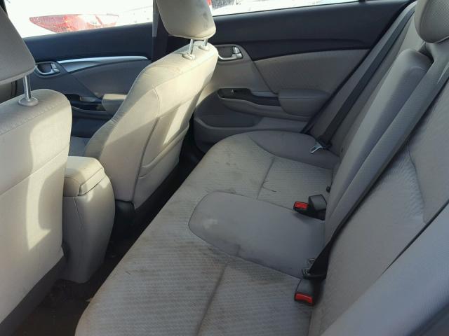 19XFB2F81EE073292 - 2014 HONDA CIVIC EX ნაცრისფერი ფოტო 6