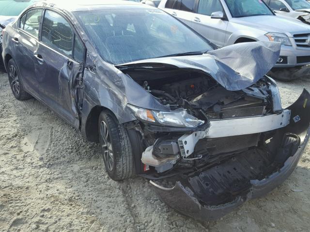 19XFB2F81EE073292 - 2014 HONDA CIVIC EX ნაცრისფერი ფოტო 9