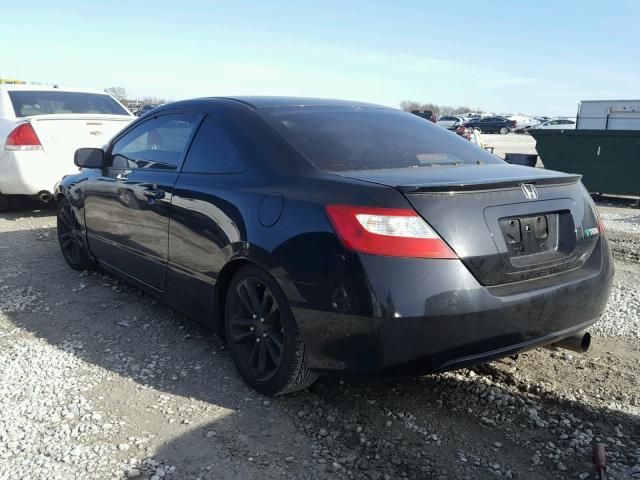 2HGFG11848H541691 - 2008 HONDA CIVIC EX შავი ფოტო 3