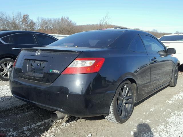 2HGFG11848H541691 - 2008 HONDA CIVIC EX შავი ფოტო 4
