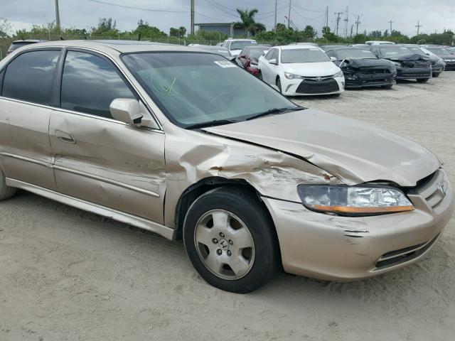 1HGCG16551A027211 - 2001 HONDA ACCORD EX GOLD photo 9