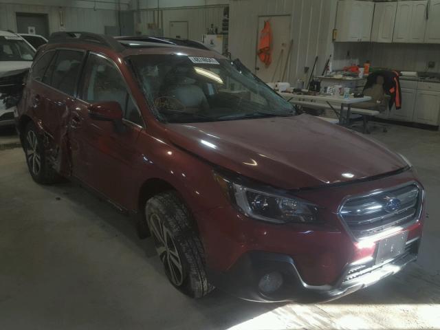 4S4BSAKCXJ3259638 - 2018 SUBARU OUTBACK 2. RED photo 1