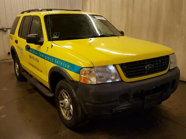 1FMZU72K33UA77621 - 2003 FORD EXPLORER X YELLOW photo 1