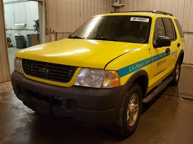 1FMZU72K33UA77621 - 2003 FORD EXPLORER X YELLOW photo 2