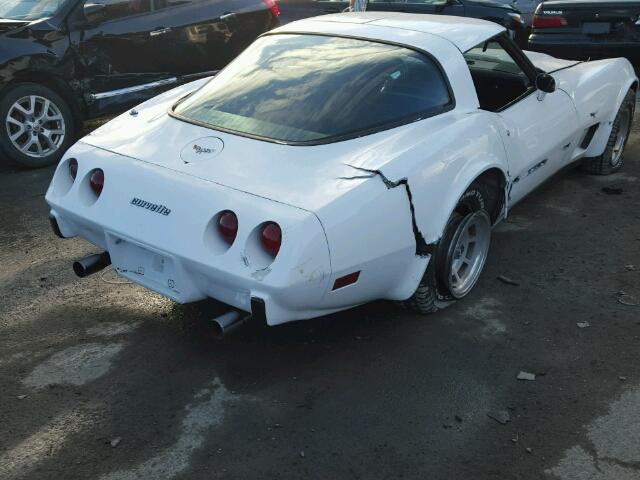 1Z8789S419692 - 1979 CHEVROLET CORVETTE WHITE photo 4