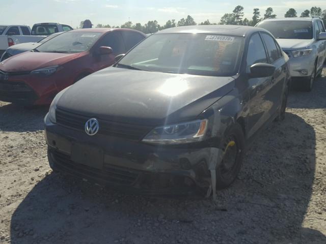 3VW2K7AJ3CM396362 - 2012 VOLKSWAGEN JETTA BASE BLACK photo 2