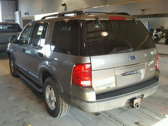 1FMZU73K43UC29288 - 2003 FORD EXPLORER X BROWN photo 3