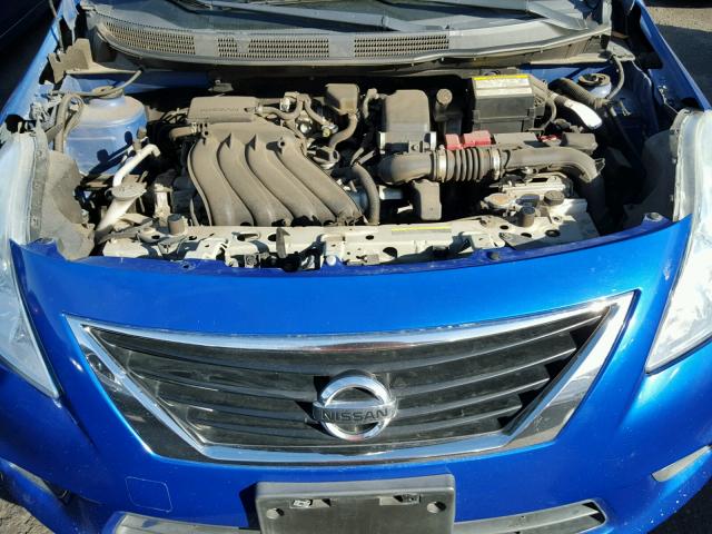 3N1CN7AP8DL876264 - 2013 NISSAN VERSA S BLUE photo 7