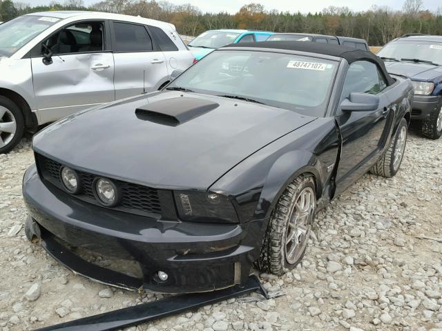 1ZVHT85H165149551 - 2006 FORD MUSTANG GT BLACK photo 2