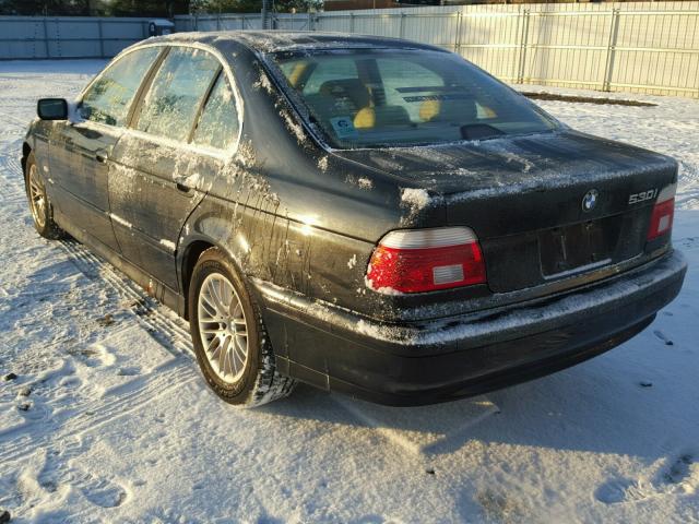 WBADT63452CK25345 - 2002 BMW 530 I AUTO BLACK photo 3