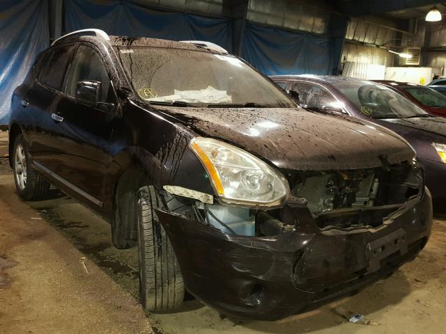 JN8AS5MVXBW660424 - 2011 NISSAN ROGUE S BLACK photo 1