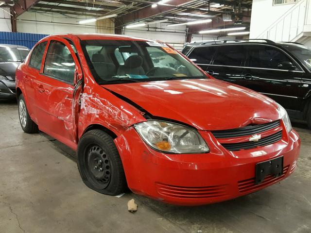 1G1AT58H897208241 - 2009 CHEVROLET COBALT LT RED photo 1