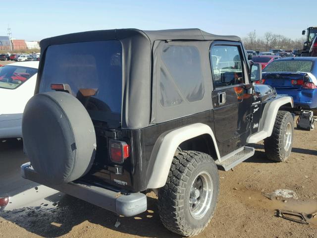 1J4FA49S51P367451 - 2001 JEEP WRANGLER / BLACK photo 4