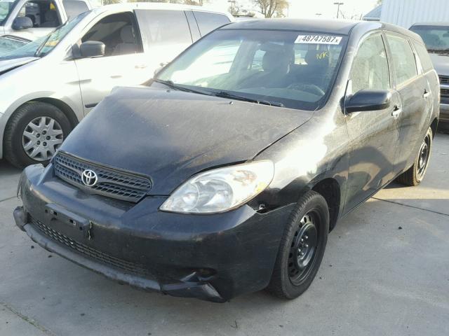 2T1KR32E28C695382 - 2008 TOYOTA COROLLA MA BLACK photo 2