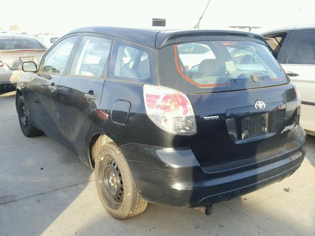 2T1KR32E28C695382 - 2008 TOYOTA COROLLA MA BLACK photo 3