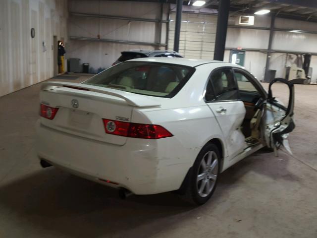 JH4CL96874C020903 - 2004 ACURA TSX WHITE photo 4