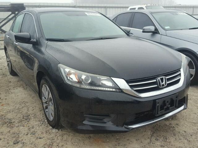 1HGCR2F39EA018998 - 2014 HONDA ACCORD LX BLACK photo 1