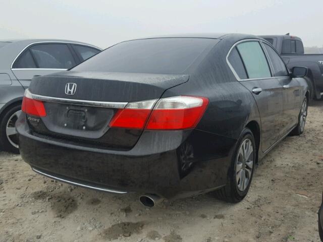 1HGCR2F39EA018998 - 2014 HONDA ACCORD LX BLACK photo 4