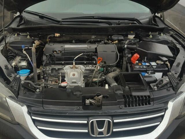 1HGCR2F39EA018998 - 2014 HONDA ACCORD LX BLACK photo 7