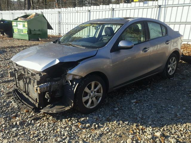 JM1BL1VG2B1421131 - 2011 MAZDA 3 I GRAY photo 2