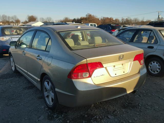 1HGFA16847L055376 - 2007 HONDA CIVIC EX GOLD photo 3