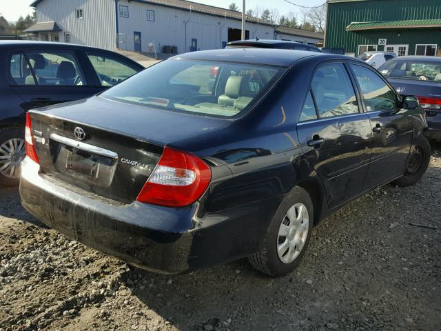 4T1BE32K03U240281 - 2003 TOYOTA CAMRY LE BLACK photo 4