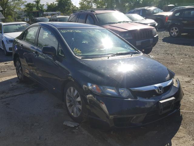 2HGFA1F90BH522534 - 2011 HONDA CIVIC EXL BLACK photo 1