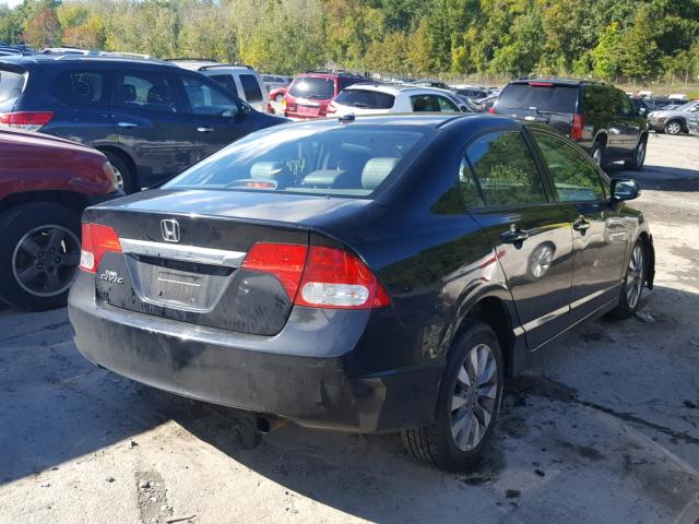 2HGFA1F90BH522534 - 2011 HONDA CIVIC EXL 黑色 照片 4