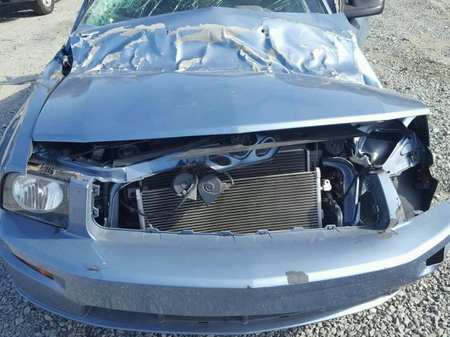 1ZVHT82H375242058 - 2007 FORD MUSTANG GT BLUE photo 7