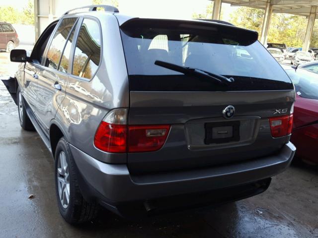 5UXFA13504LB09231 - 2004 BMW X5 3.0I BLACK photo 3