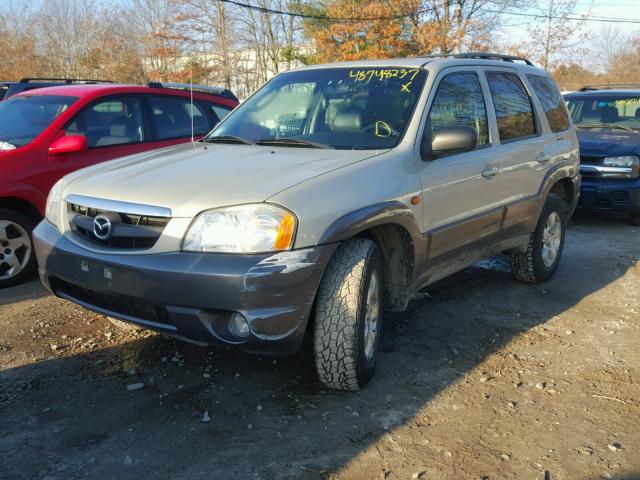 4F2CZ96163KM30101 - 2003 MAZDA TRIBUTE ES GREEN photo 2