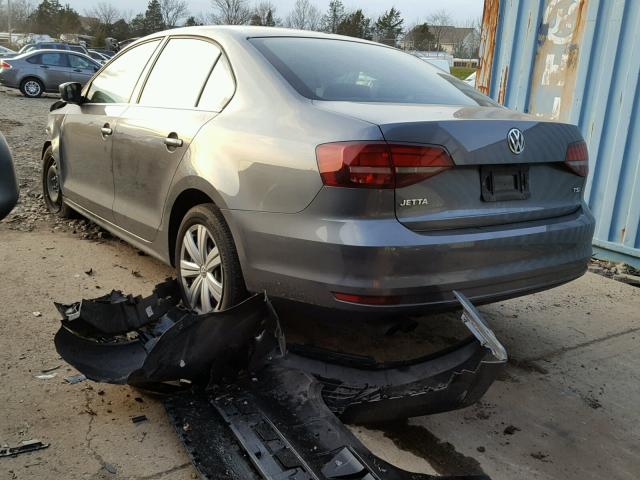 3VW2B7AJXHM221338 - 2017 VOLKSWAGEN JETTA S Boz foto 3