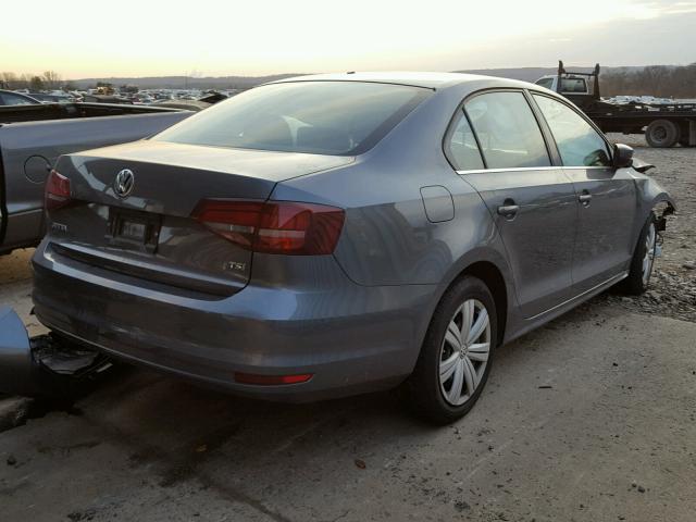 3VW2B7AJXHM221338 - 2017 VOLKSWAGEN JETTA S GRAY photo 4