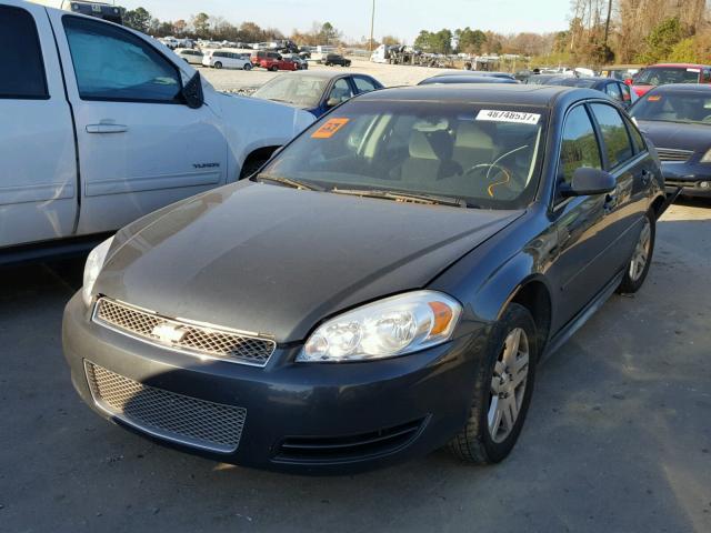 2G1WG5E34C1291223 - 2012 CHEVROLET IMPALA LT BLUE photo 2